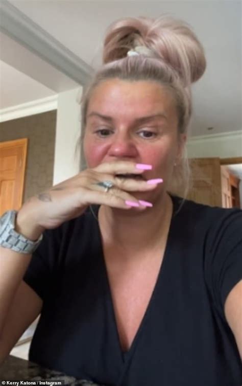 kerry katona feet|Kerry Katona reveals she has BROKEN her foot